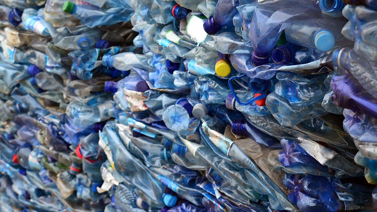 Nachhaltigkeit - Plastikflasche