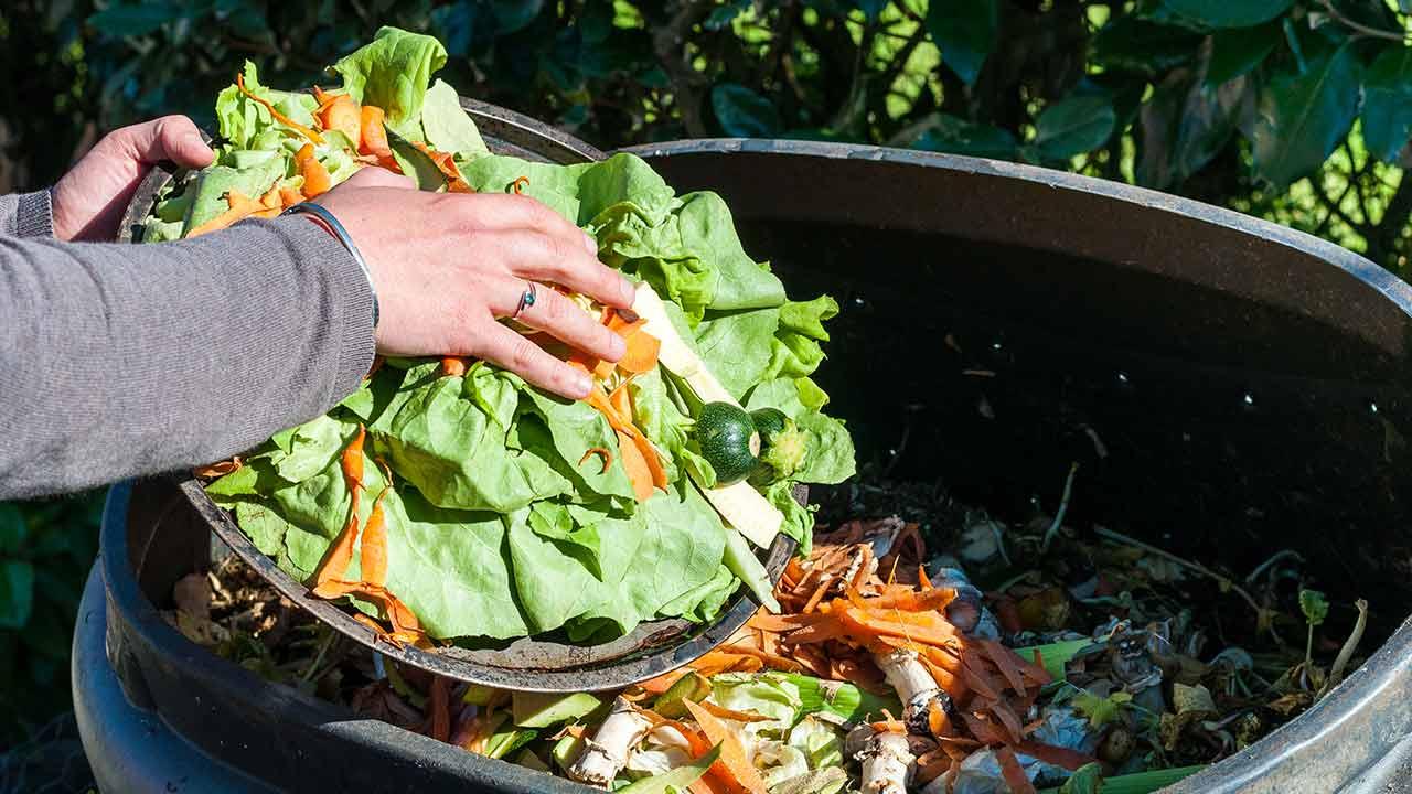Eigener Kompost im Garten  - Kompostierung