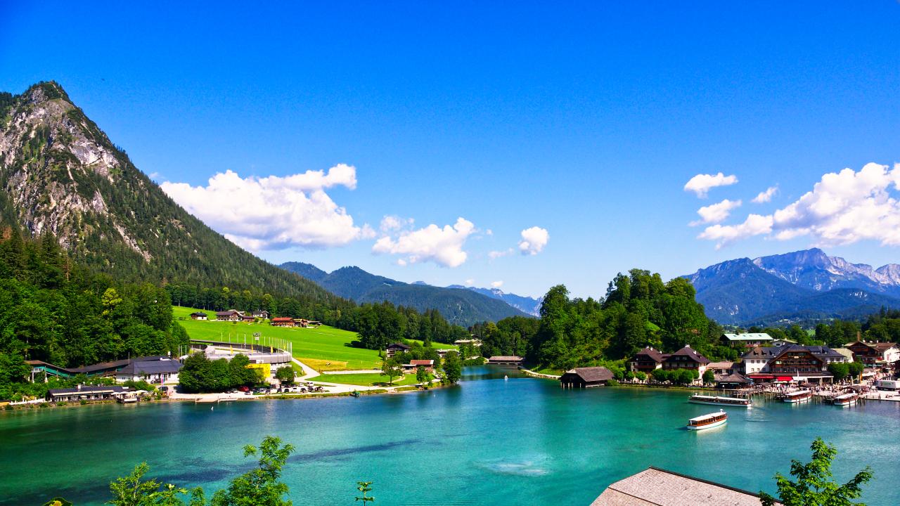 Ein Ausflug in die Berchtesgadener Alpen - Blick auf den Königssee