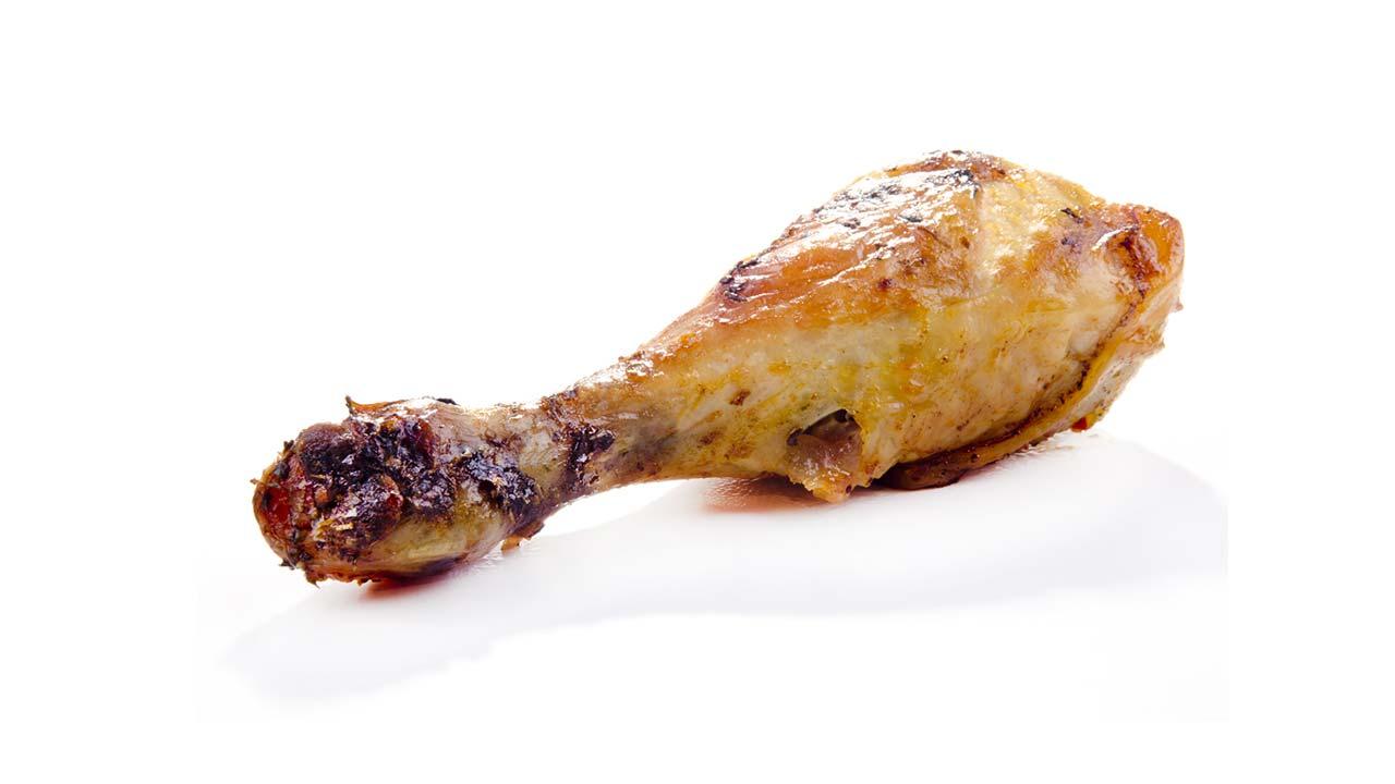 Fettarm frittieren mit der Heißluftfritteuse - Hühnerkeule