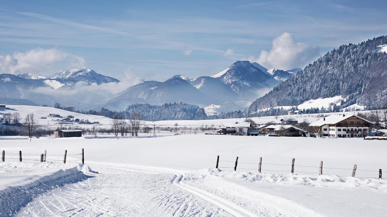 Langlaufen in Tirol - Winterlandschaft